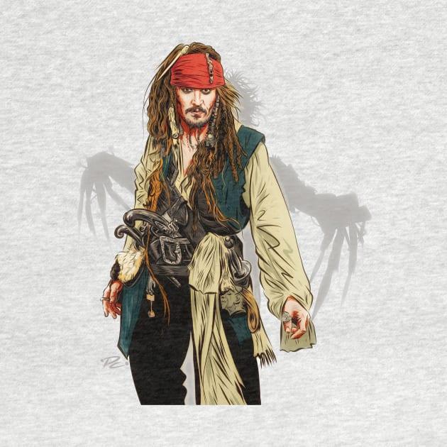 Johnny Depp - An illustration by Paul Cemmick by PLAYDIGITAL2020